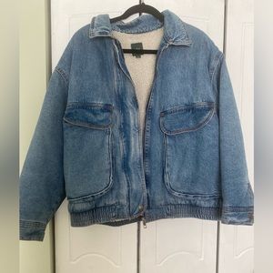 Wild Fable Sherpa Lined Denim Jacket